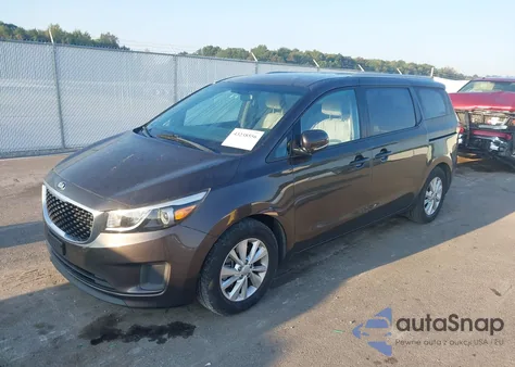 2016 Kia Sedona Lx z USA, uszkodzony, nr VIN KNDMB5C1XG6197876